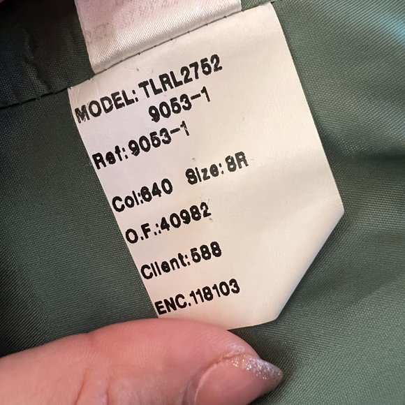 Aquascutum London Vintage Velvet Blazer Mint Green - Picture 6 of 6